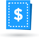 blue-dollar-stamp-icon