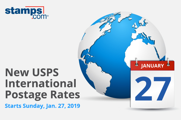 2019 USPS Postage Rate Increase – International Shipping