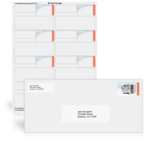 Verify envelope and shipping labels