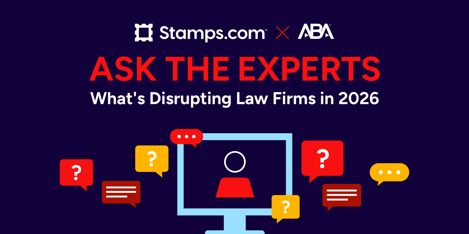 law firm efficiency ask the experts stamps.com aba