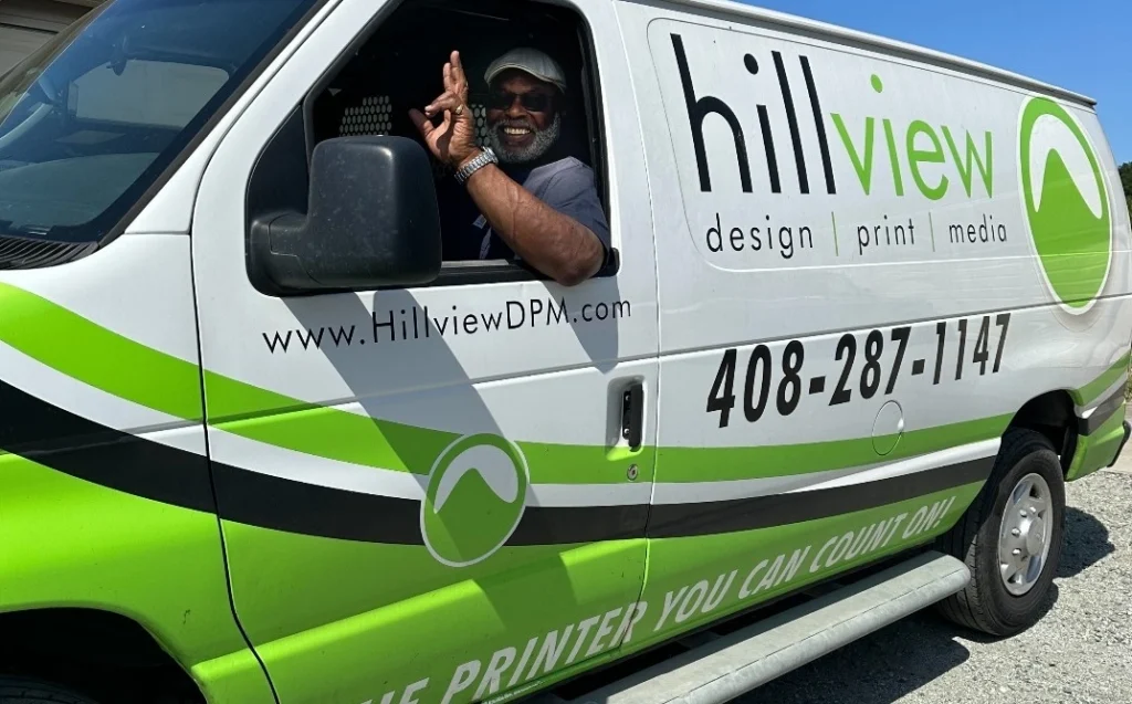 hillview dpm design print media van